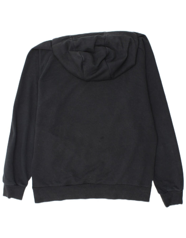 Męski sweter z kapturem i grafiką PUMA, średni czarny, bawełniany