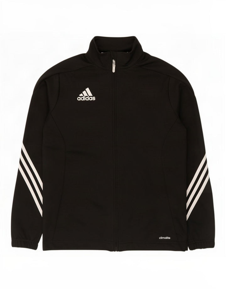 Adidas Chłopięca Kurtka Dresowa Climalite 13-14 Lat Czarny Poliester