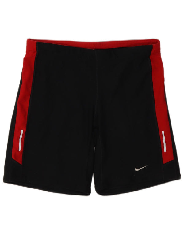 Damskie spodenki sportowe Nike Dri Fit UK 18 XL, czarny poliester z blokami kolorów