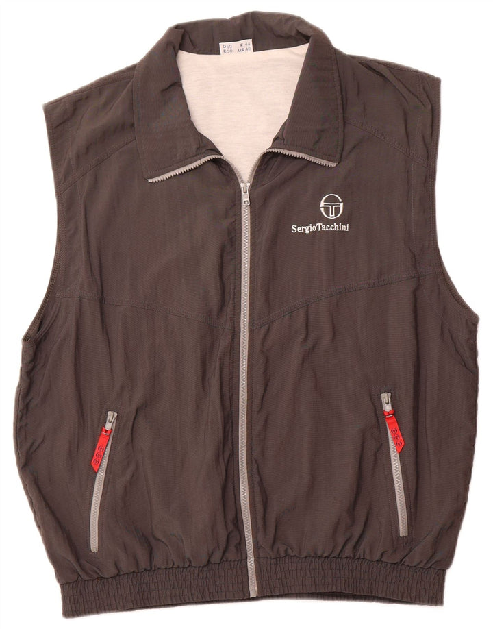 Męska kurtka dresowa Sergio Tacchini IT 50, duża, szary poliamid