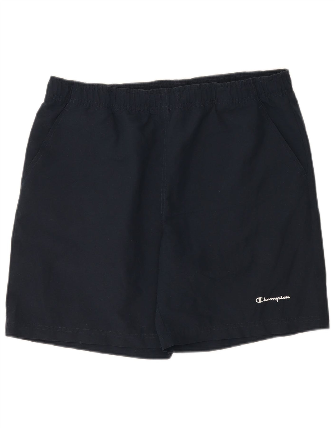 CHAMPION Mens Sport Shorts XL  Navy Blue Polyester