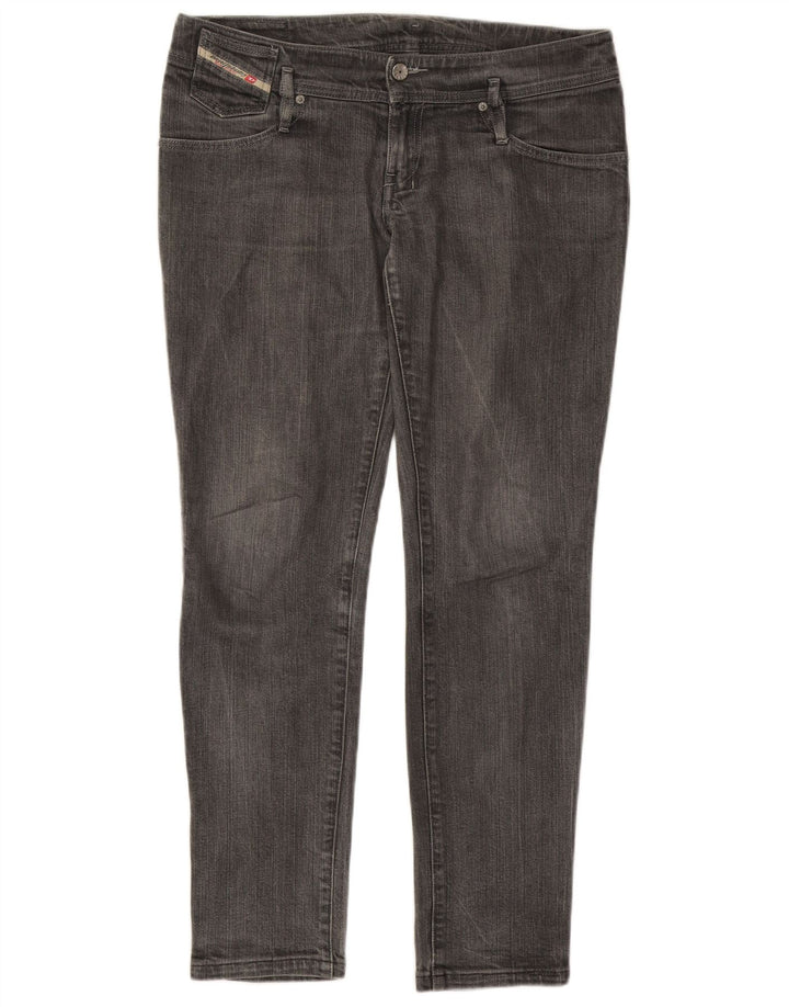 Damskie jeansy Diesel Skinny W32 L30 Szara bawełna