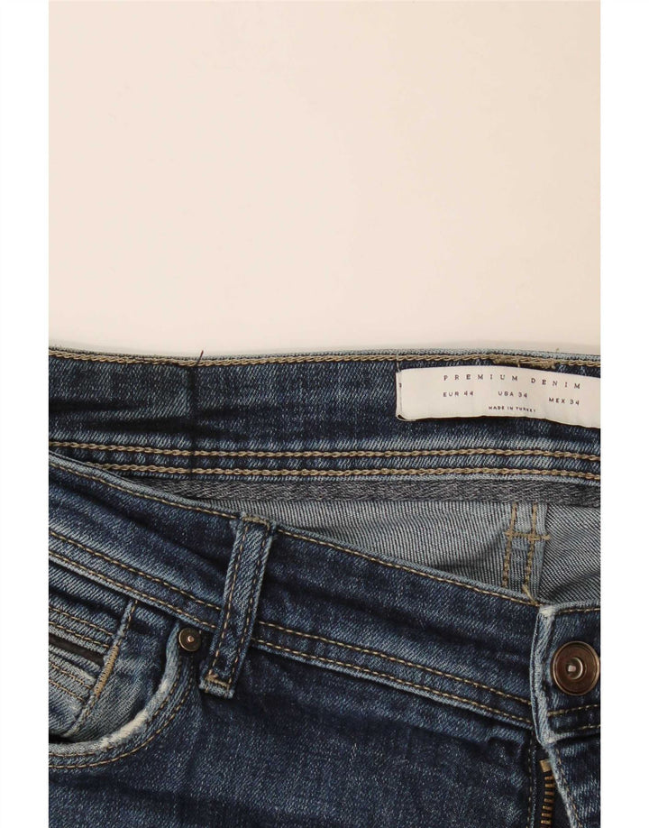 Męskie jeansy slim fit Zara EU 44 Large W34 L33 Blue