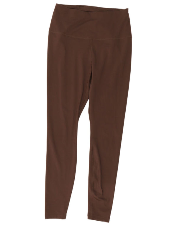 Damskie legginsy Nike Dri Fit UK 12, średni brązowy poliester