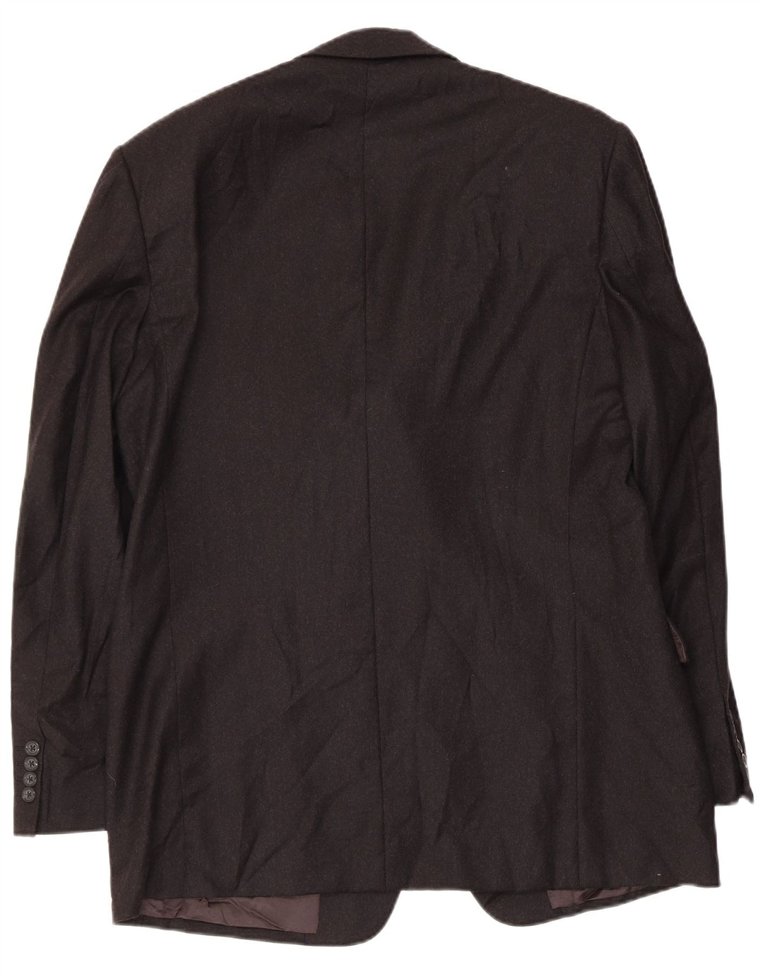 Męska marynarka zapinana na 3 guziki Burberrys IT 52, duża czarna wełna