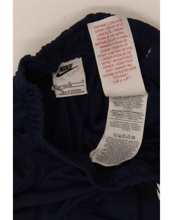 Spodnie chłopięce Nike Dresowe Joggery 12-13 lat, duże, granatowe, poliestrowe