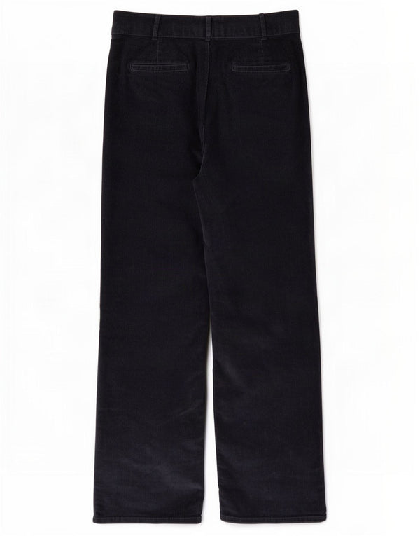 Spodnie damskie Fat Face Straight sztruksowe UK 12 Medium W30 L30 Granatowe