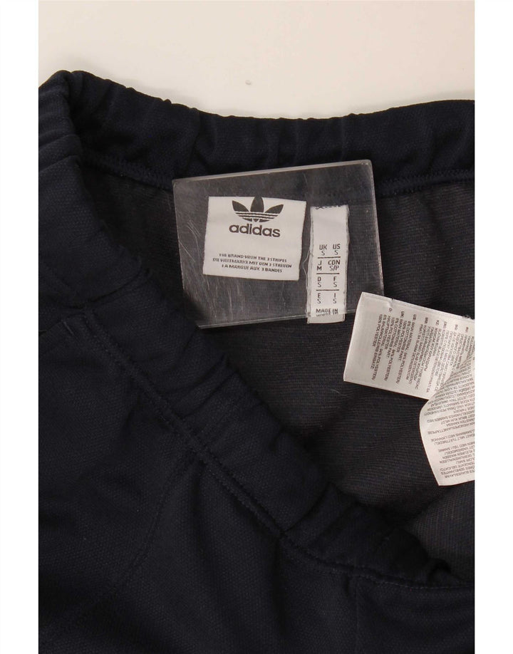 Męskie spodnie dresowe Adidas, małe, granatowe, poliestrowe