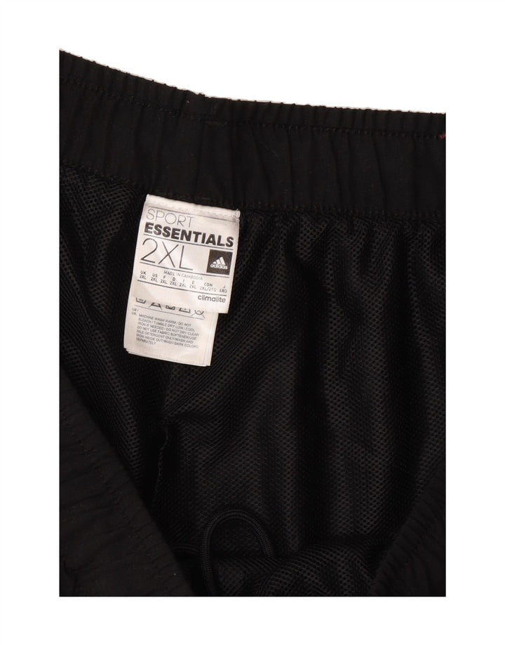 ADIDAS Mens Climalite Sport Shorts 2XL  Black Polyester Vintage Adidas and Second-Hand Adidas from Messina Hembry 