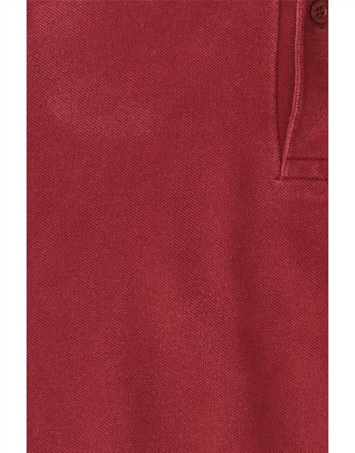 Męska koszulka polo Fred Perry, mała, bordowa, bawełniana w paski