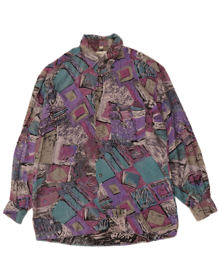 Koszula męska DORNBUSCH rozmiar 39/40 Średnio wielobarwna patchworkowa wiskoza