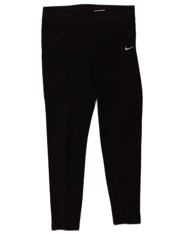 Damskie legginsy Nike UK 14, średni czarny poliester