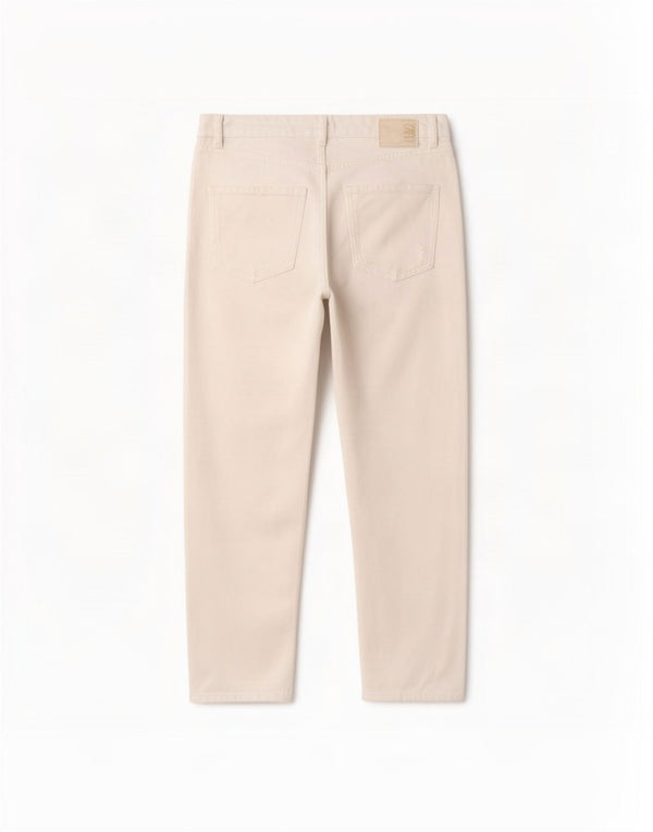 Damskie jeansy Zara w trudnej sytuacji, zwężane EU 36 XS W26 L27 białe