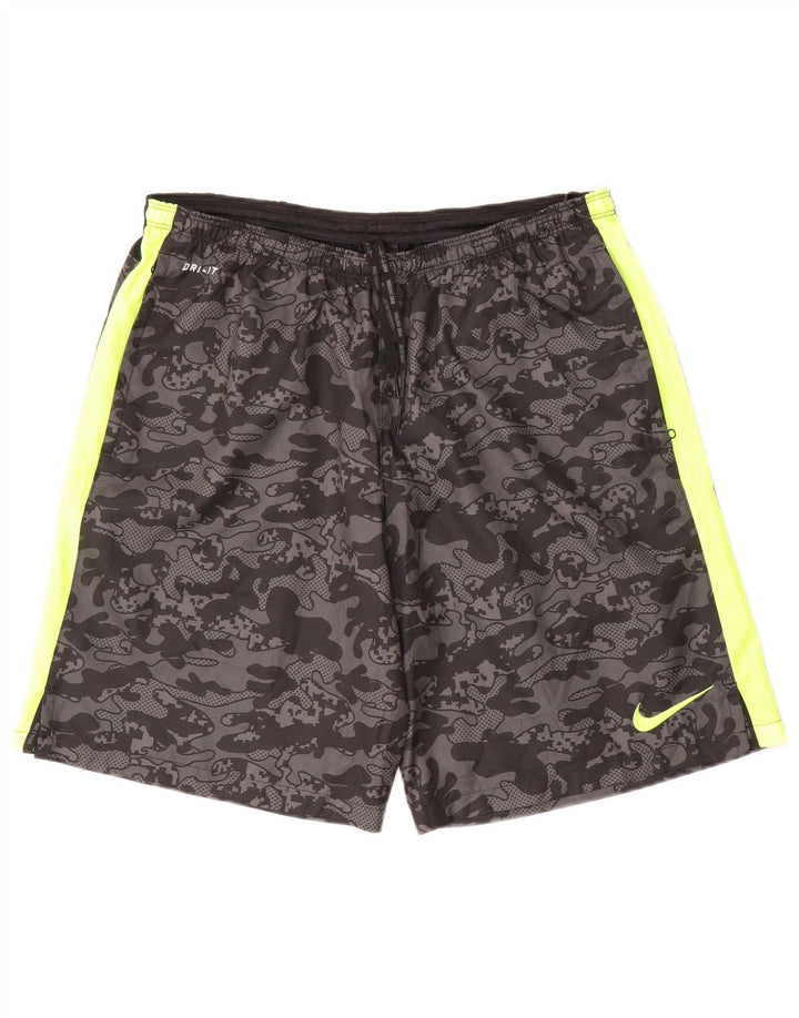 Męskie spodenki sportowe Nike Dri Fit, duże, czarne, poliestrowe