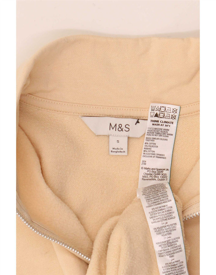 Marks & Spencer Damska bluza oversize UK 10, mała, beżowa