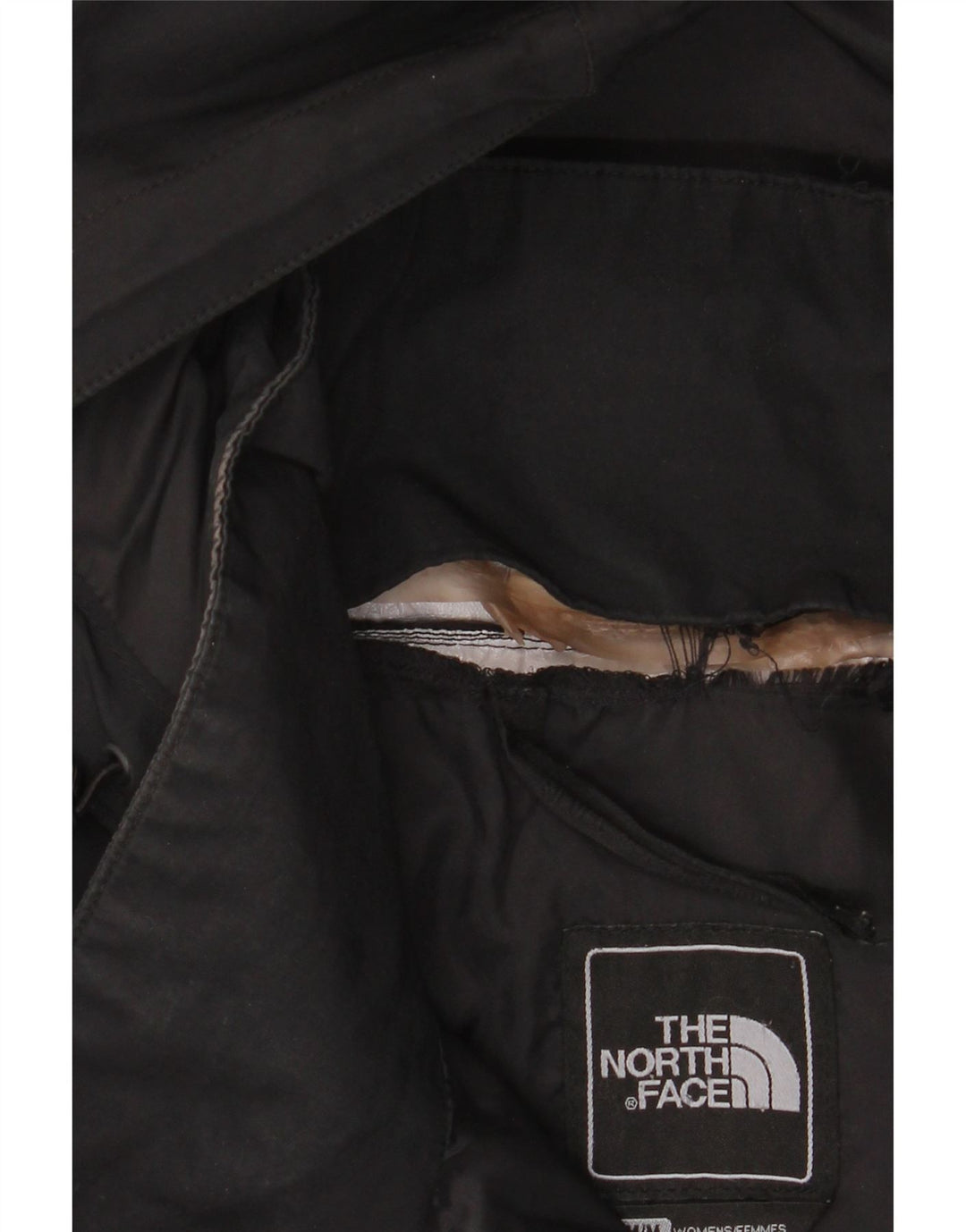 Damski trencz z kapturem The North Face UK 14, średni czarny poliester
