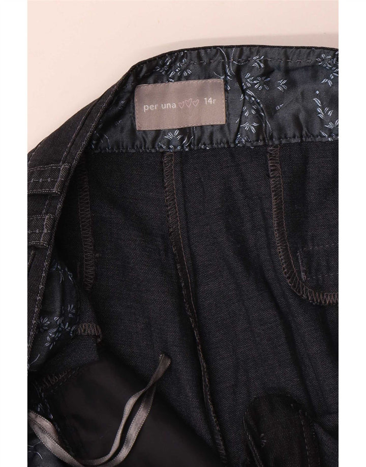 Jeansy Marks & Spencer Damskie Per Una Bootcut UK 14 Medium W30 L30 Granatowe