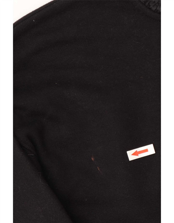 Damska bluzka oversize z długim rękawem Zara Top UK 10, mała, czarna bawełna