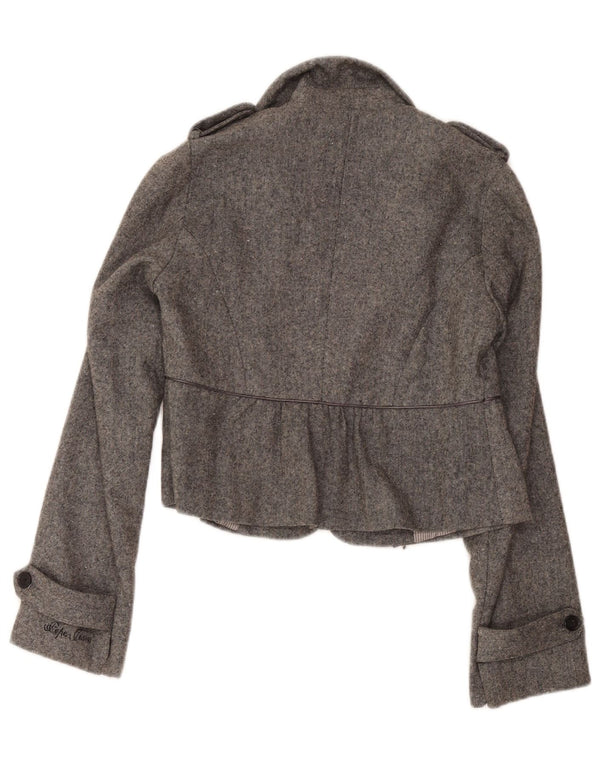 Damska marynarka wojskowa PEPE Jeans UK 12, średnioszara, klasyczna