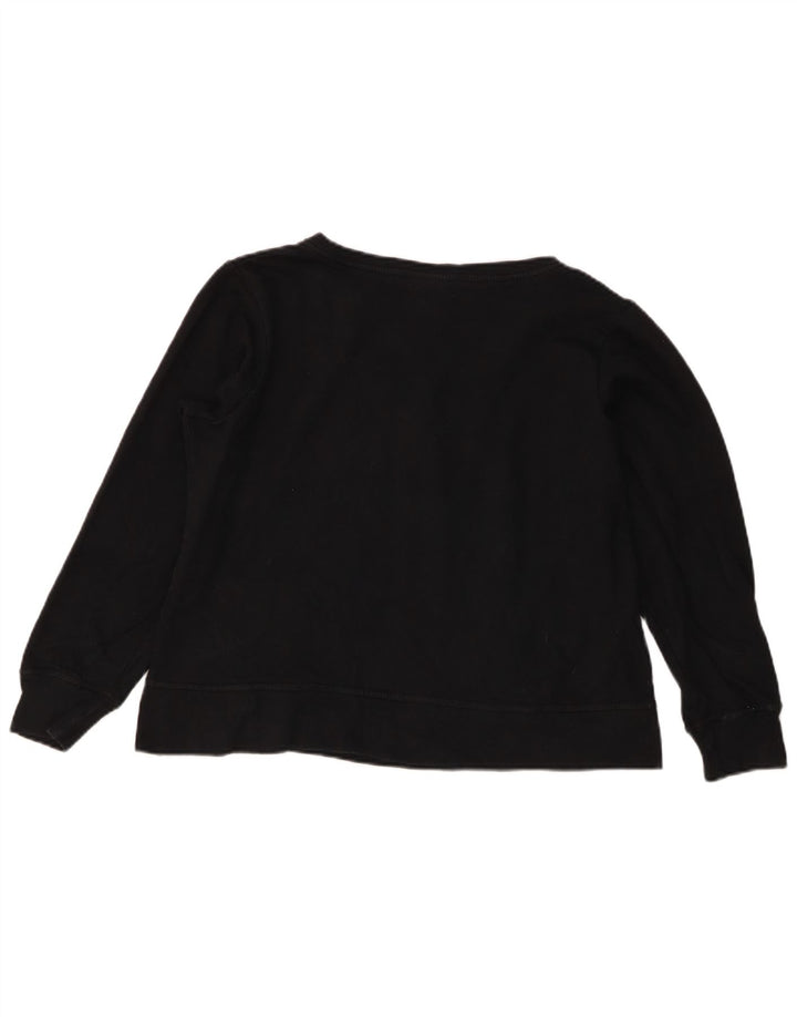 Damska bluza Harley Davidson Graphic Crop Jumper UK 16, duża czarna