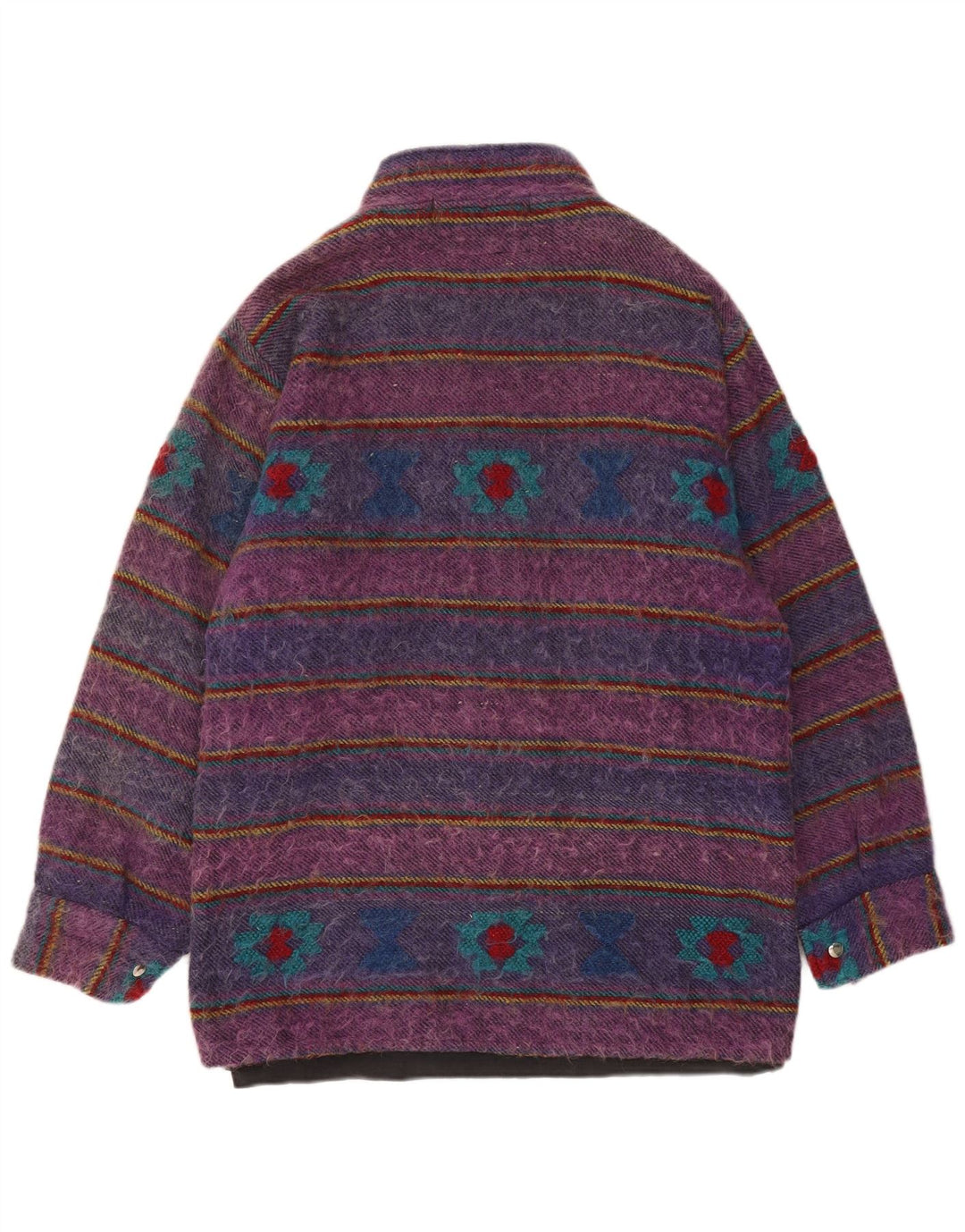 Vintage męski budrysówka UK 40 w duże fioletowe paski