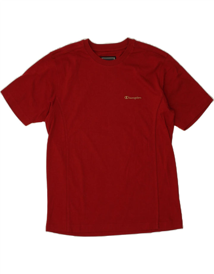 CHAMPION Mens T-Shirt Top Medium Red Cotton Vintage Champion and Second-Hand Champion from Messina Hembry 