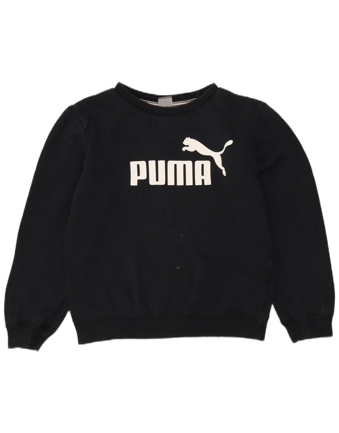 Bluza dziewczęca Puma z krótkim rękawem, 11-12 lat, czarny poliester