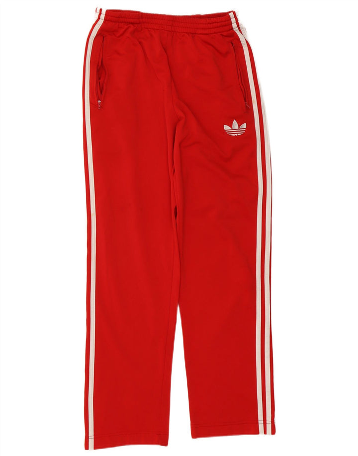 Męskie spodnie dresowe Adidas, małe, czerwone, poliestrowe