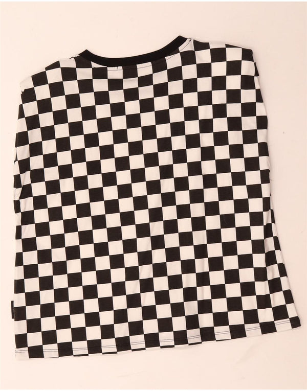 Kamizelka damska Karl Lagerfeld UK 18 XL, czarna, geometryczna bawełna