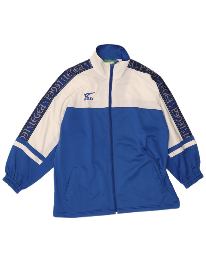 Legea Męski graficzny pełny dres z poliestru w kolorze średnioniebieskim