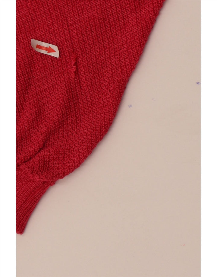 Damski sweter oversize Sonya z okrągłym dekoltem UK 10 w małe różowe paski