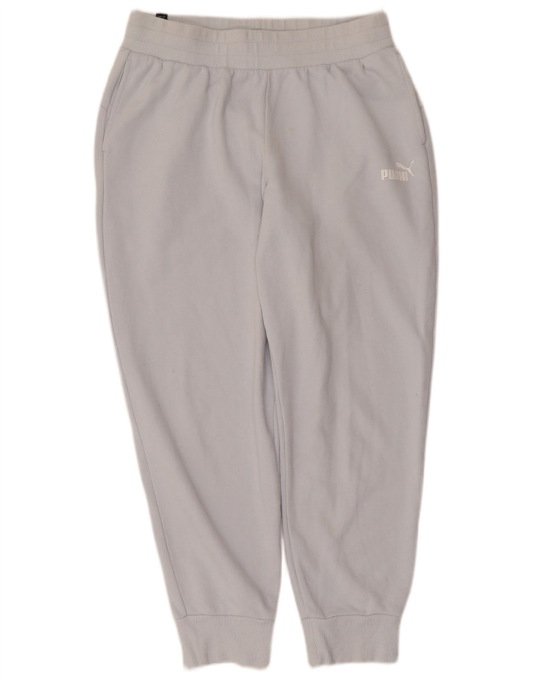 Damskie spodnie dresowe PUMA Joggers UK 14, duże, niebieskie, bawełniane