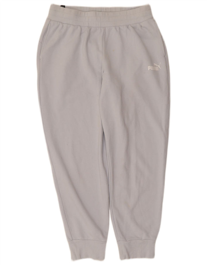 Damskie spodnie dresowe PUMA Joggers UK 14, duże, niebieskie, bawełniane