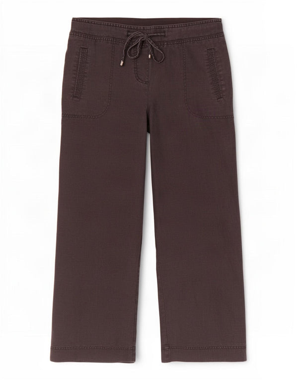 Marks & Spencer Damskie krótkie spodnie z szerokimi nogawkami UK 12 Medium W30 L24 Czarne