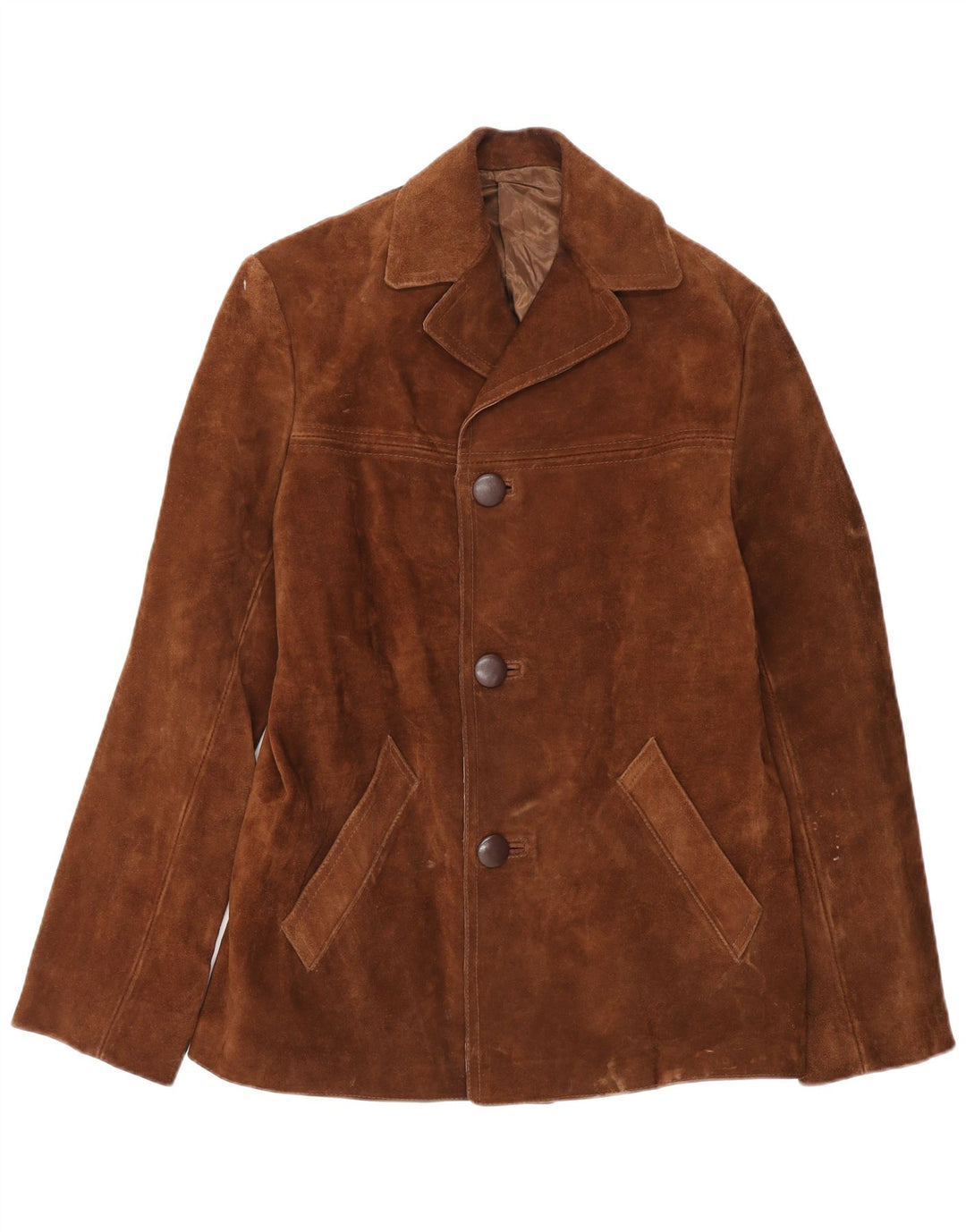 Vintage męska zamszowa kurtka UK 36 Small Brown