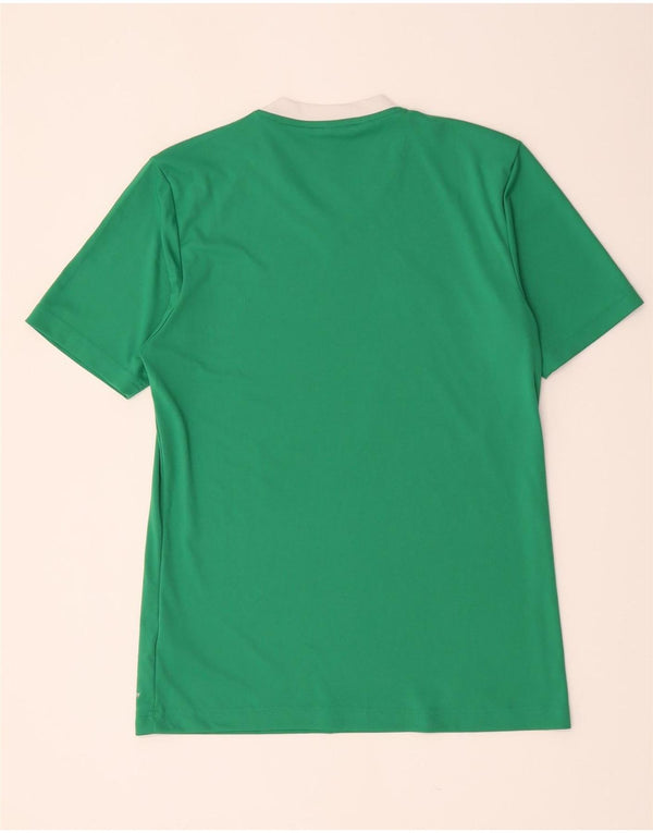 Męska koszulka Adidas Aeroready Graphic Top, średni zielony poliester