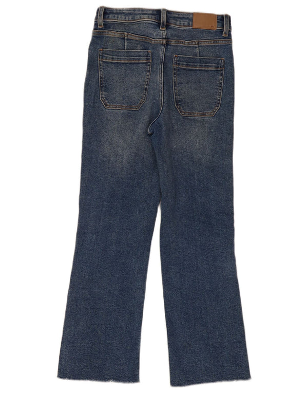 Damskie jeansy Bootcut z wysokim stanem Zara EU 34 2XS W24 L26 Niebieskie