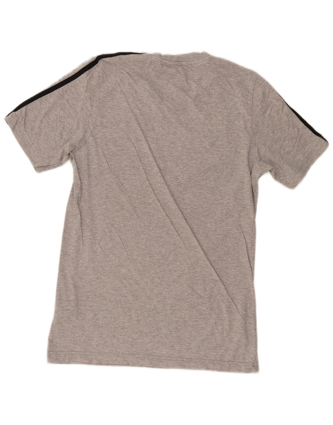 T-shirt męski ADIDAS, mały, szary, bawełniany