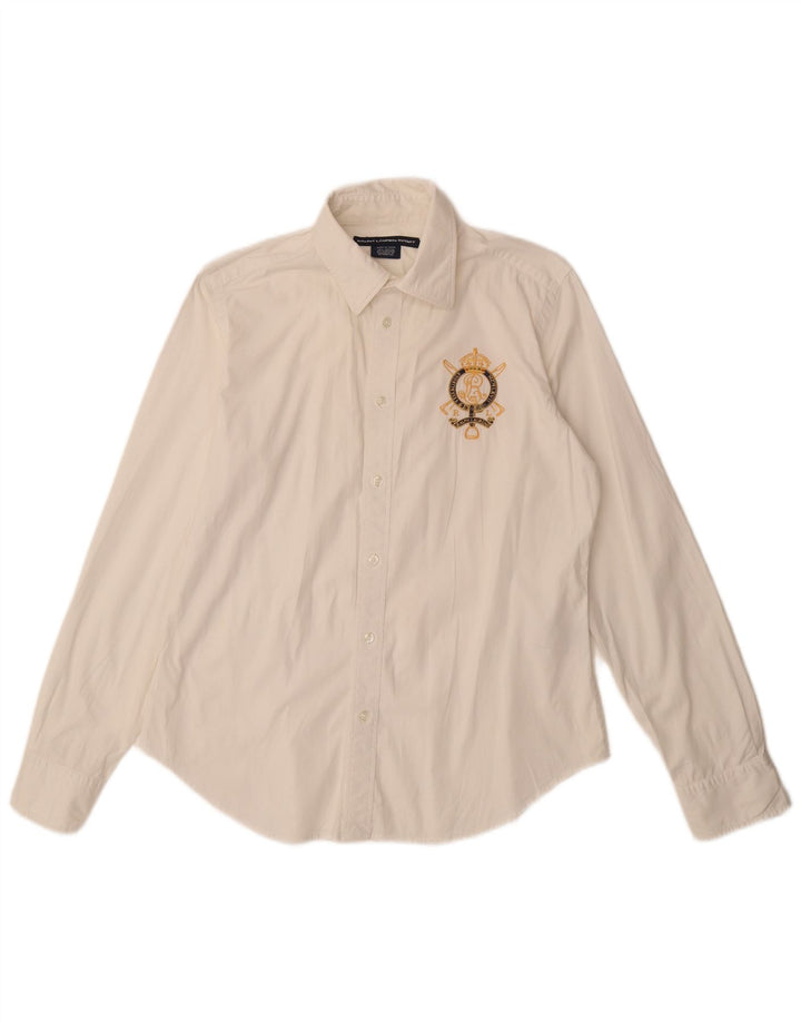 Koszula damska RALPH LAUREN US 12, duża, biała, bawełniana