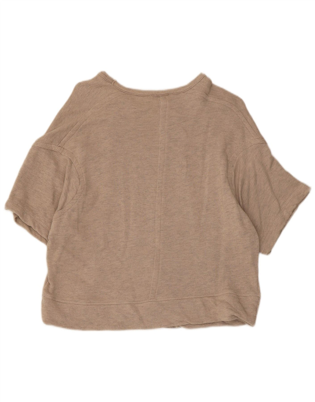 Damska bluza oversize z krótkim rękawem Zara UK 10 Small Beige
