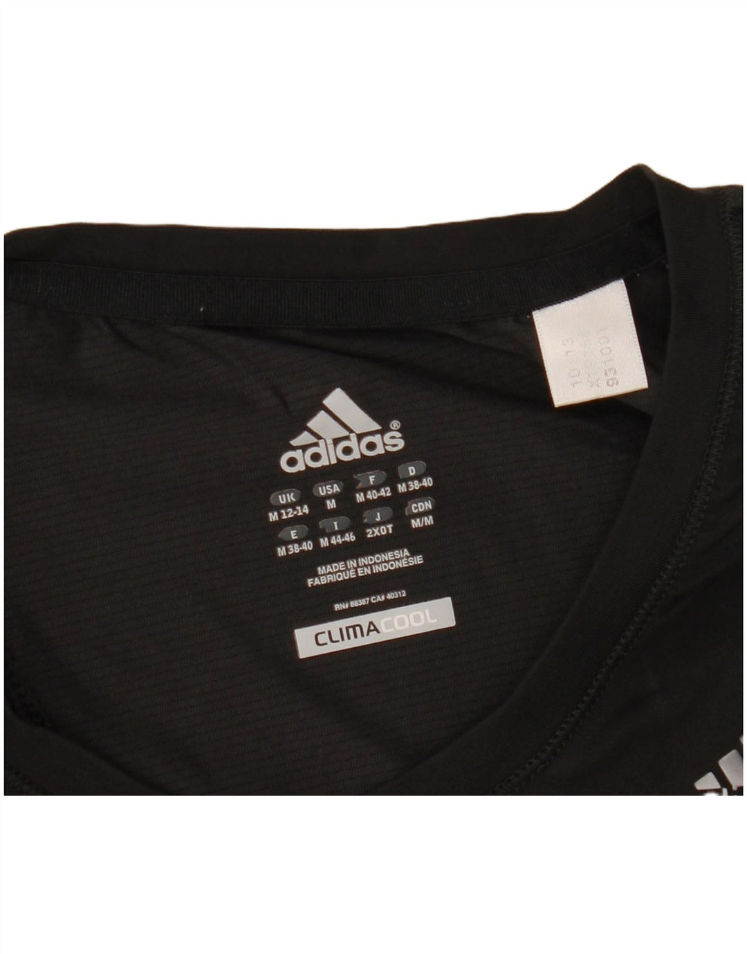 Damska koszulka ADIDAS Climacool Top UK 12/14 Średnia czerń