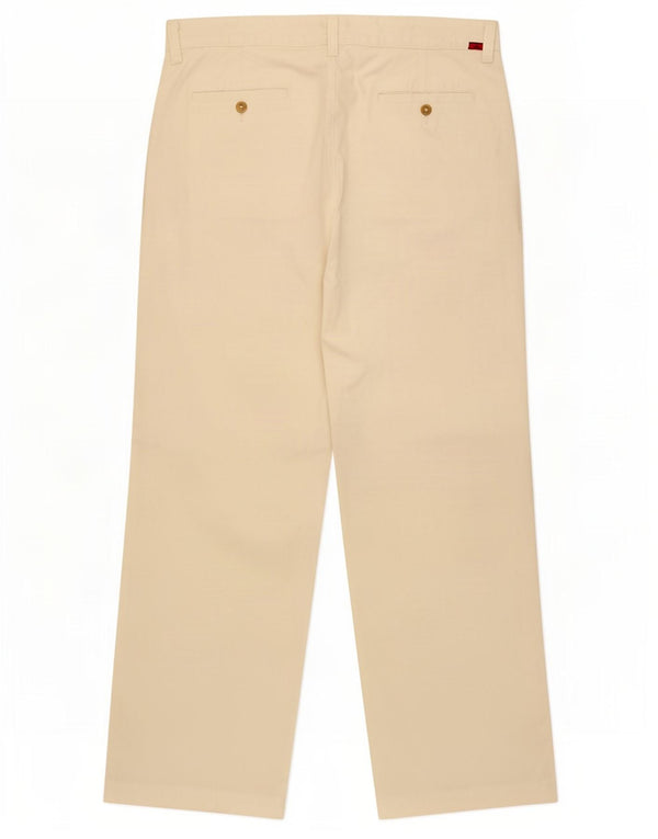 Męskie proste spodnie chino Kappa IT 52 XL W36 L31 białe