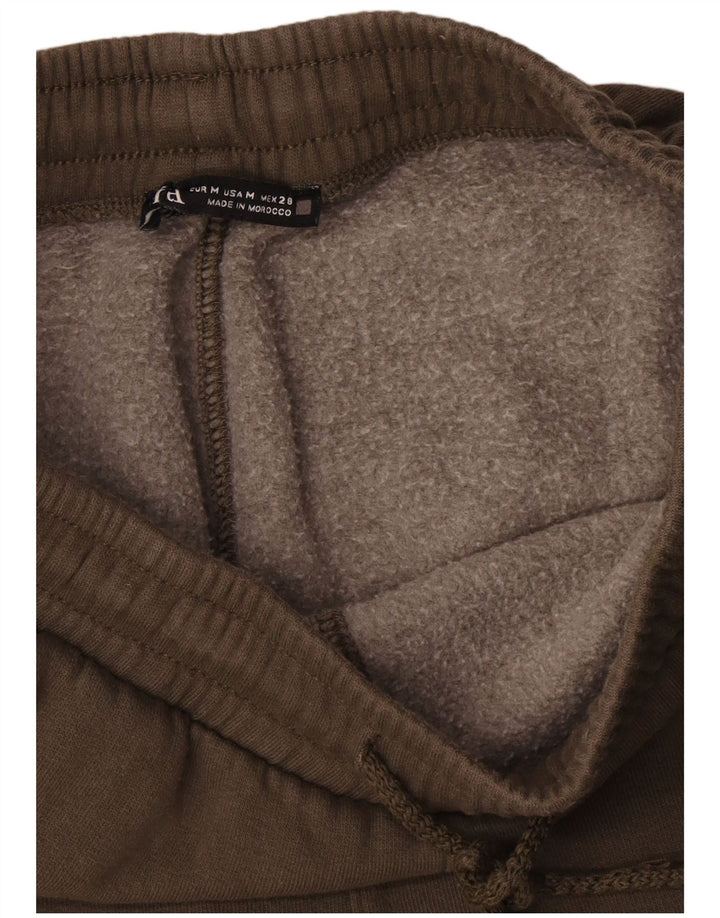 Damskie spodnie dresowe Zara Cargo UK 12, średnia bawełna khaki