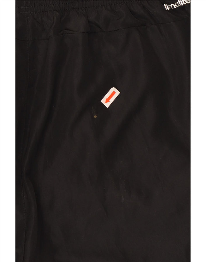 Męskie spodnie dresowe ADIDAS Climalite UK 44/46, duże, czarne, poliestrowe