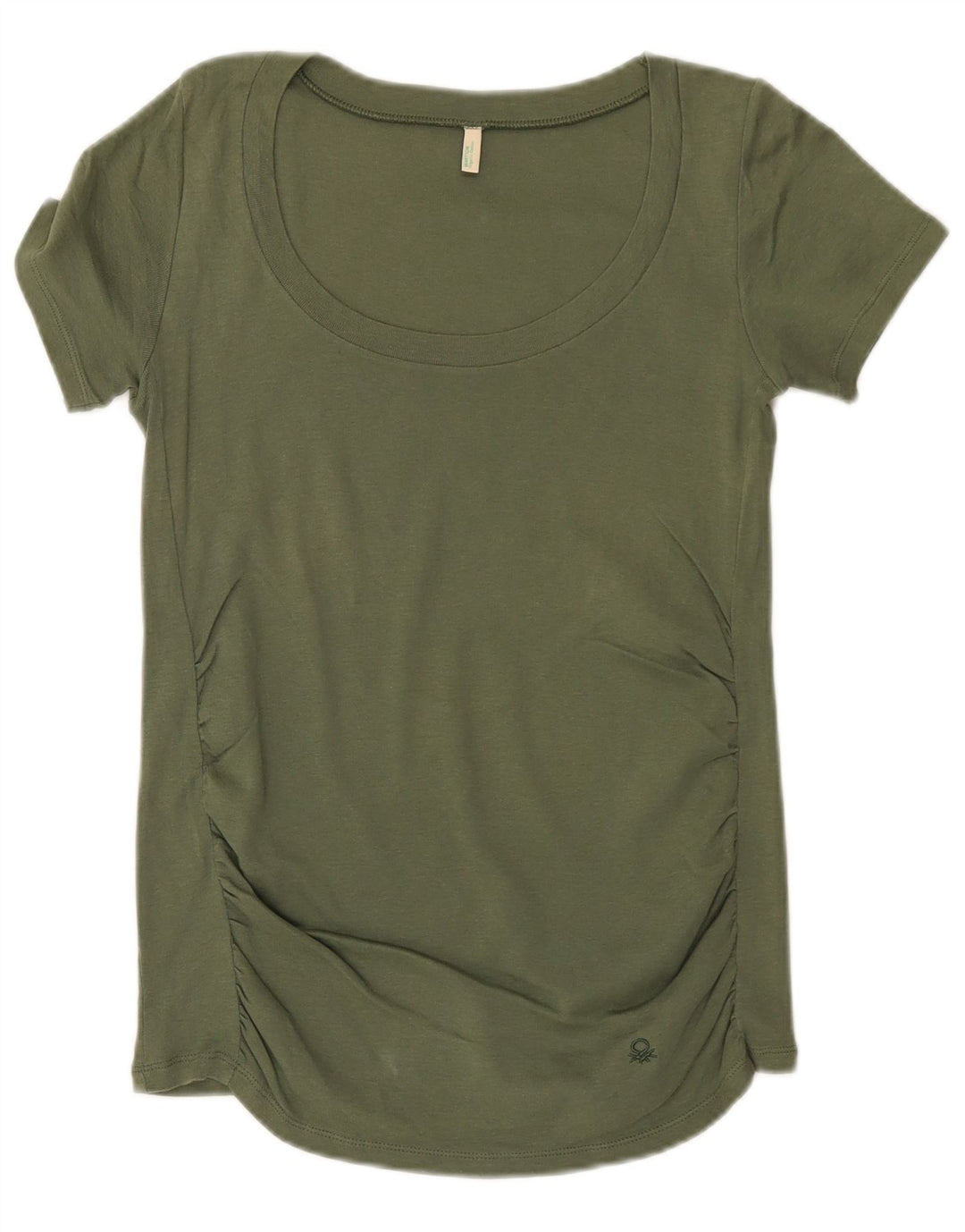 T-shirt damski Benetton Top UK 10 Small Khaki