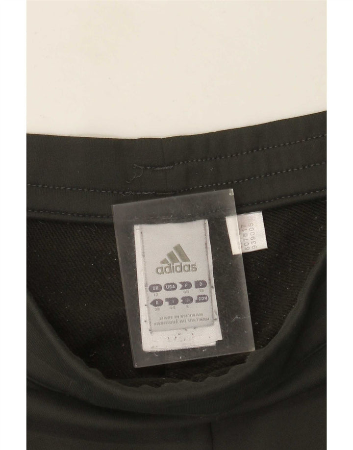 Damskie spodnie dresowe Adidas z szerokimi nogawkami UK 12, średni zielony poliester