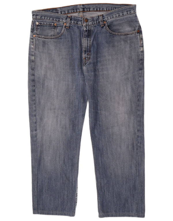 Męskie proste dżinsy Levi's W38 L26, niebieska bawełna