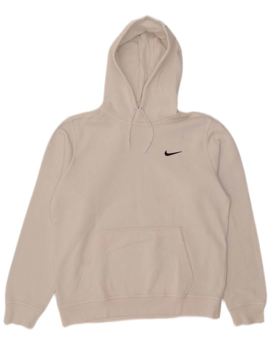 Męska bluza z kapturem Nike, średnia, biała, bawełniana
