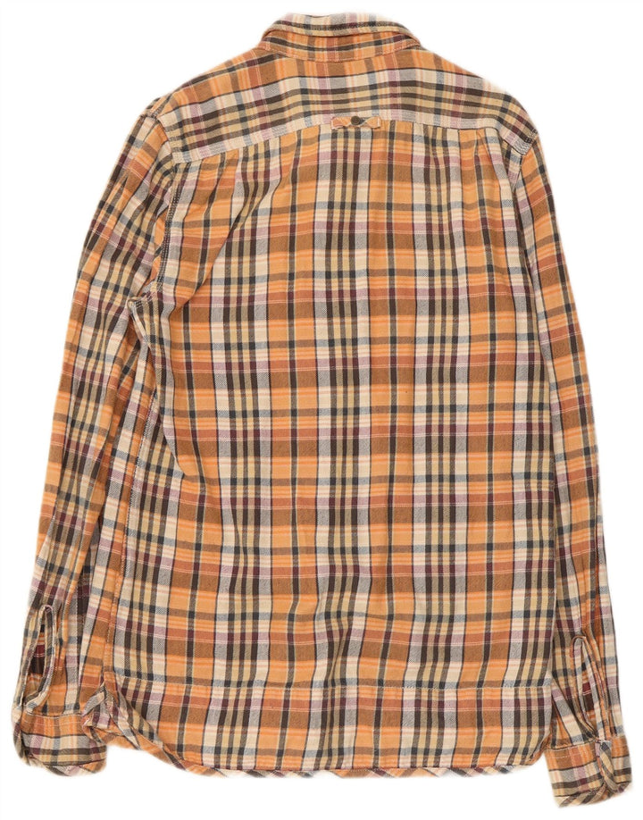Męska koszula flanelowa Superdry, duża, wielokolorowa, bawełniana w kratę