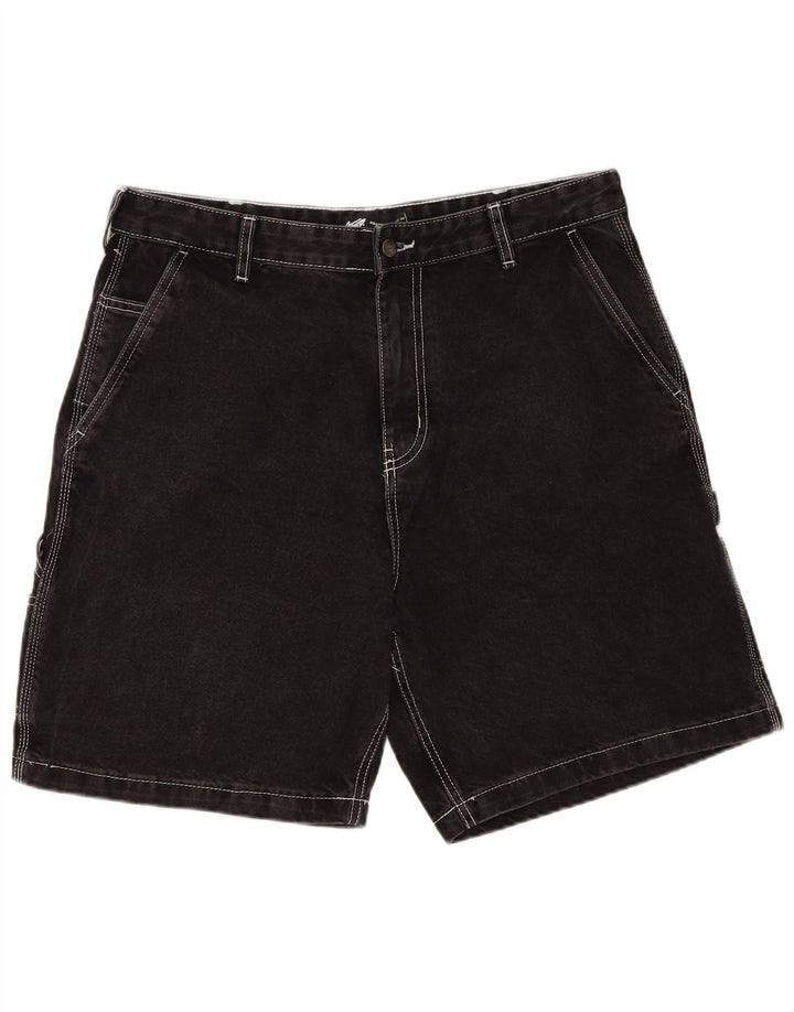 Męskie spodenki jeansowe Pull & Bear Cargo EU 46 XL W36 czarne
